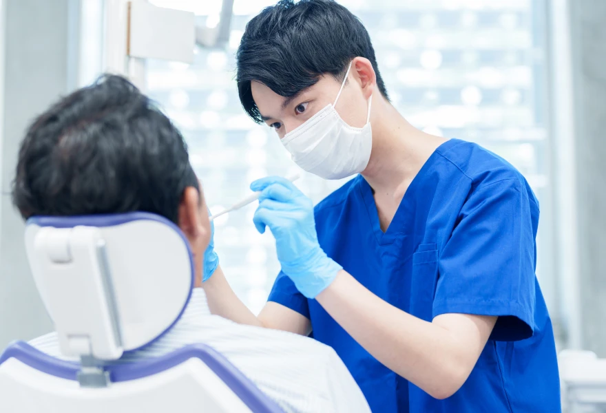 治療時に生じる痛みに配慮して痛みが少ない治療を提供